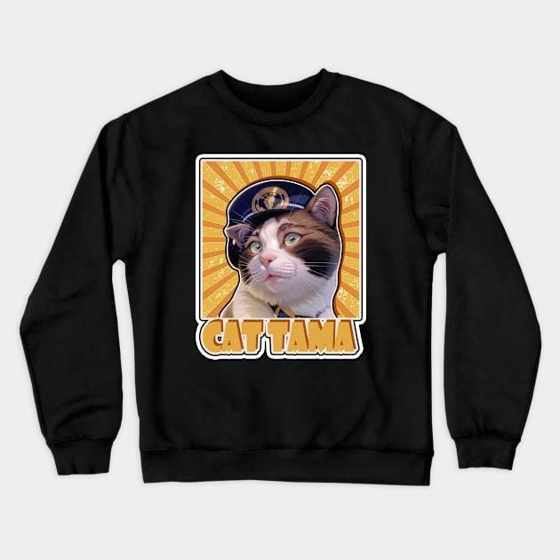 Tama Super Station Master Crewneck Sweatshirt by LycheeDesign